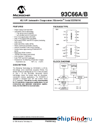 Datasheet 93C66A manufacturer Microchip